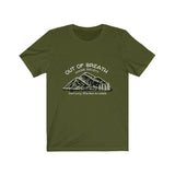 Out of Breath Hiking Society Unisex Jersey Short Sleeve Tee