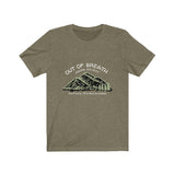 Out of Breath Hiking Society Unisex Jersey Short Sleeve Tee