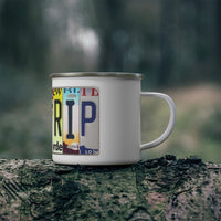 Roadtrip Enamel Camping Mug