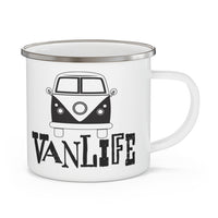 Van Life Enamel Camping Mug