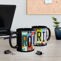 Roadtrip 11oz Black Mug