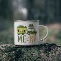 Me and the RV Enamel Camping Mug