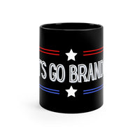 Let's Go Brandon 11oz Black Mug