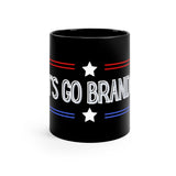 Let's Go Brandon 11oz Black Mug