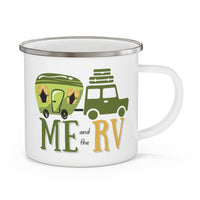 Me and the RV Enamel Camping Mug