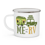 Me and the RV Enamel Camping Mug