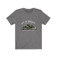 Out of Breath Hiking Society Unisex Jersey Short Sleeve Tee