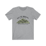 Out of Breath Hiking Society Unisex Jersey Short Sleeve Tee