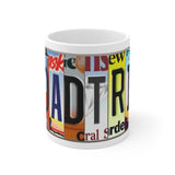 Roadtrip White Ceramic Mug 11oz