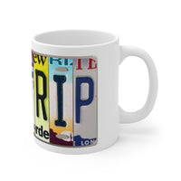 Roadtrip White Ceramic Mug 11oz