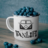 Van Life Enamel Camping Mug