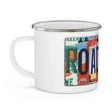 Roadtrip Enamel Camping Mug