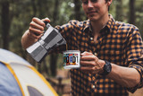 Roadtrip Enamel Camping Mug